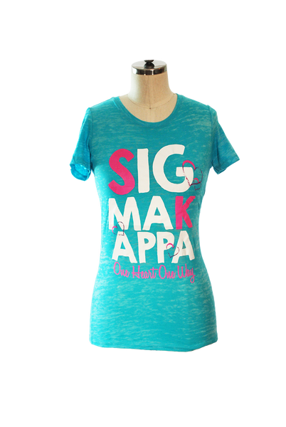 Sigma Kappa "ΣK" Stacked T-Shirt
