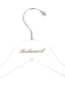 Engraved White Bridal Party Hangers