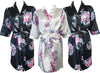 Satin Floral Blank Bridal Party Robes