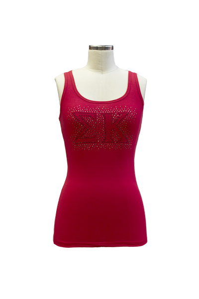 Sigma Kappa "ΣK" Sunburst - Red