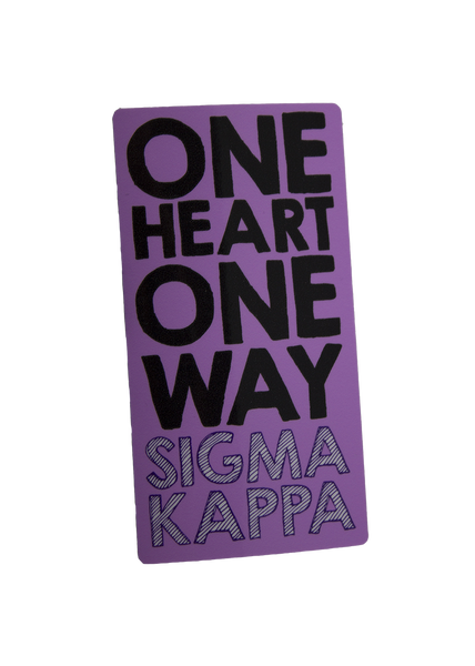 One Heart One Way Sticker