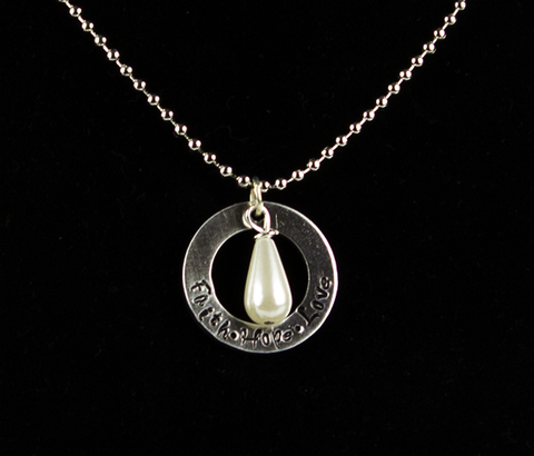 "Faith, Hope, Love" Necklace